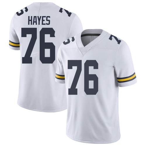 Ryan Hayes Michigan Wolverines Men's NCAA #76 White Limited Brand Jordan College Stitched Football Jersey LLK7554VW
